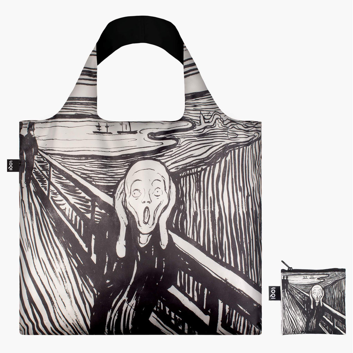 LOQI Edvard Munch The Scream, 1895 Bag with zip pocket